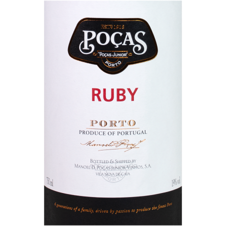 Poças Ruby 20% 0,75L