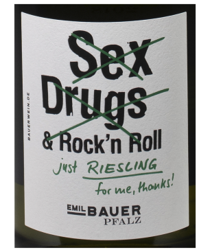 Emil Bauer & Söhne, Riesling "No Sex, Drugs & Rock´n´Roll..." 2018