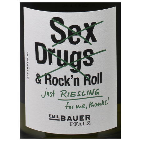 BAUER Riesling "No Sex, Drugs & Rock n Roll..." 2024