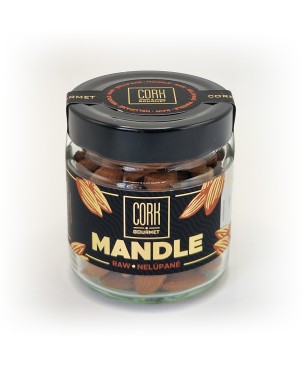 Mandle CORK Nelúpané RAW 110g