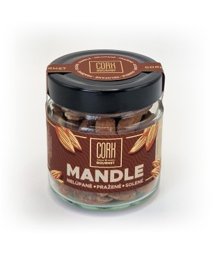 Mandle CORK Nelúpané pražené solené 110g