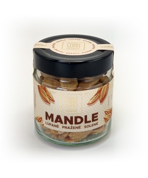 Mandle CORK Lúpané pražené solené 110g