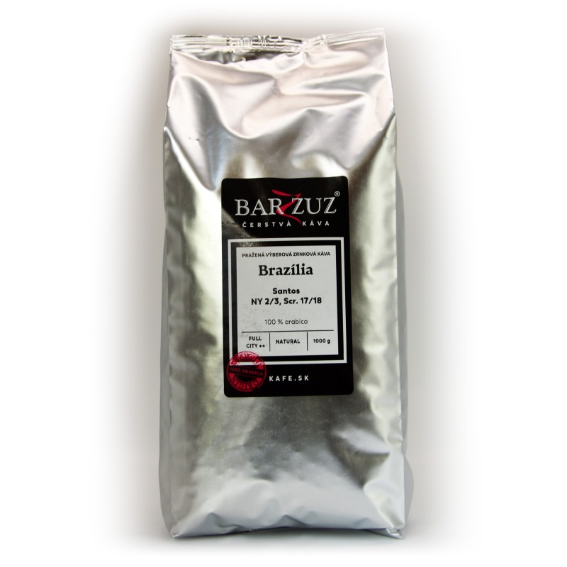Káva Barzzuz Brazília Santos 1kg