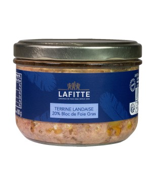 Laffite, Landská terina so „srdieckom“ z kacacej foie gras
