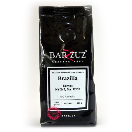 Káva Barzzuz Brazília Santos 200g