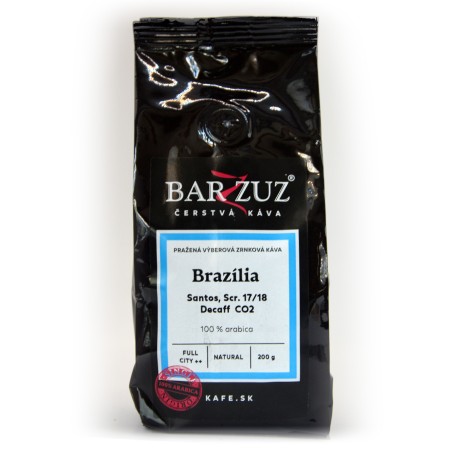 Káva Barzzuz Brazília Santos Decoff 200g