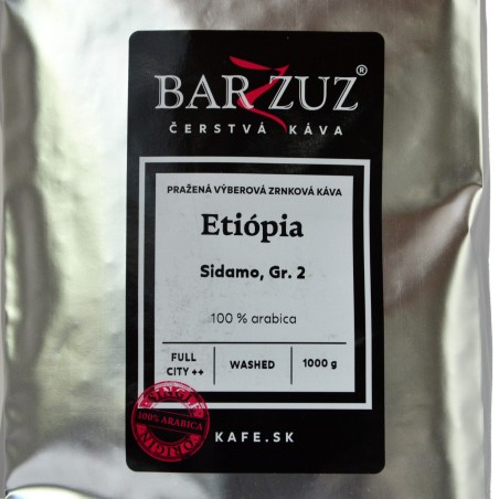 Káva Barzzuz Etiópia Sidamo 200 g