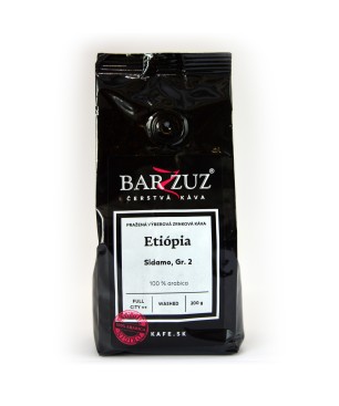 Káva Barzzuz Etiópia Sidamo 200 g