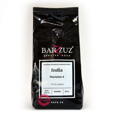 Káva Barzzuz India Plantation 200 g