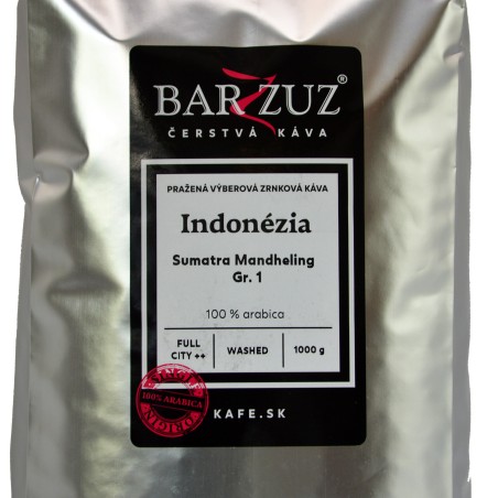 Káva Barzzuz Indonézia Sumatra 1kg