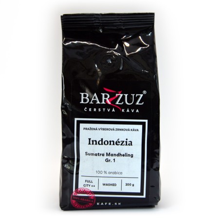 Káva Barzzuz Indonézia Sumatra 200 g