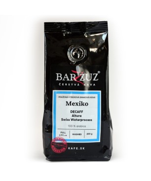 Káva Barzzuz Mexiko Decoff 200 g