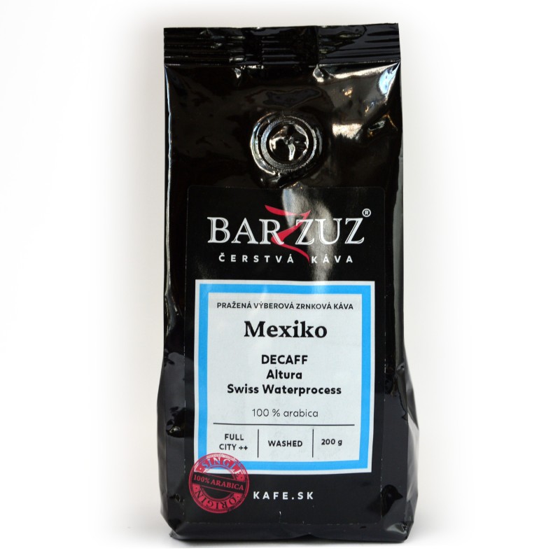 Káva Barzzuz Mexiko Decoff 200 g