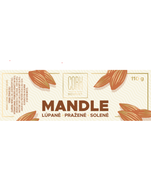 Mandle CORK Lúpané pražené solené 110g