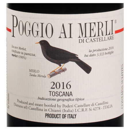 Castellare di Castellina, Poggio Ai Merli IGT Toscana 2016