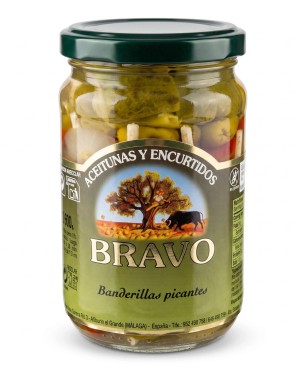 Jemne pikantné zeleninové špízy 150g