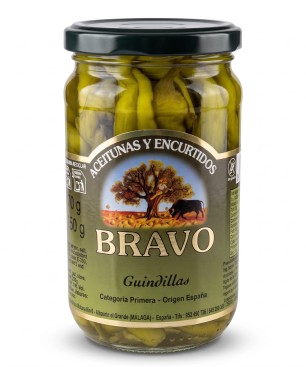Zelené papričky pikantné 150g