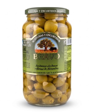 Zelené olivy plnené mandľami 500g