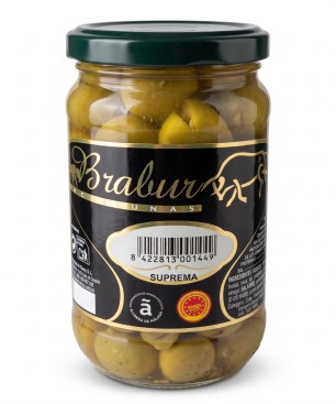 Zelené olivy s kôstkou Malaga D.O.P. 170g