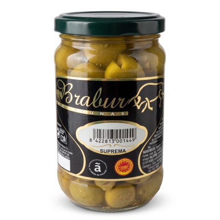 Zelené olivy s kôstkou Malaga D.O.P. 170g
