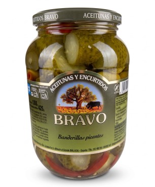 Jemne pikantné zeleninové špízy 425g