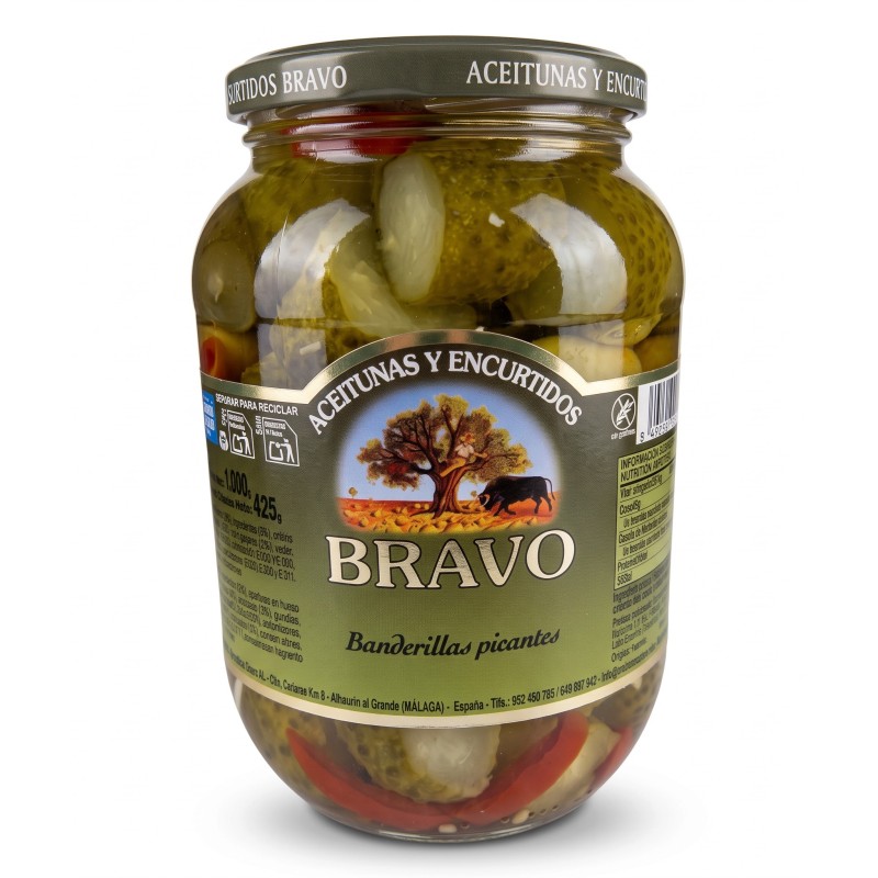 Jemne pikantné zeleninové špízy 425g Jemne pikantné zeleninové špízy 425g