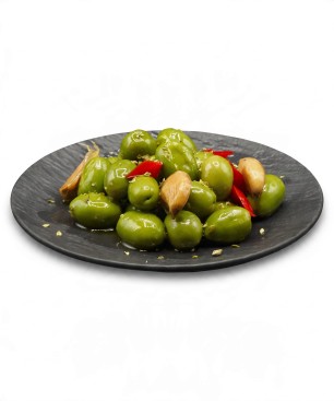 Zelené olivy s kôstkou 170g