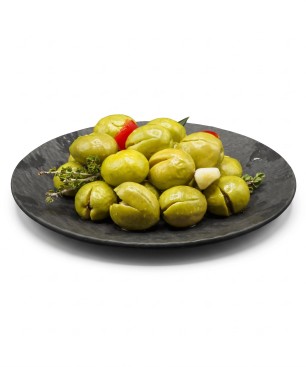 Zelené olivy s kôstkou Malaga D.O.P. 170g