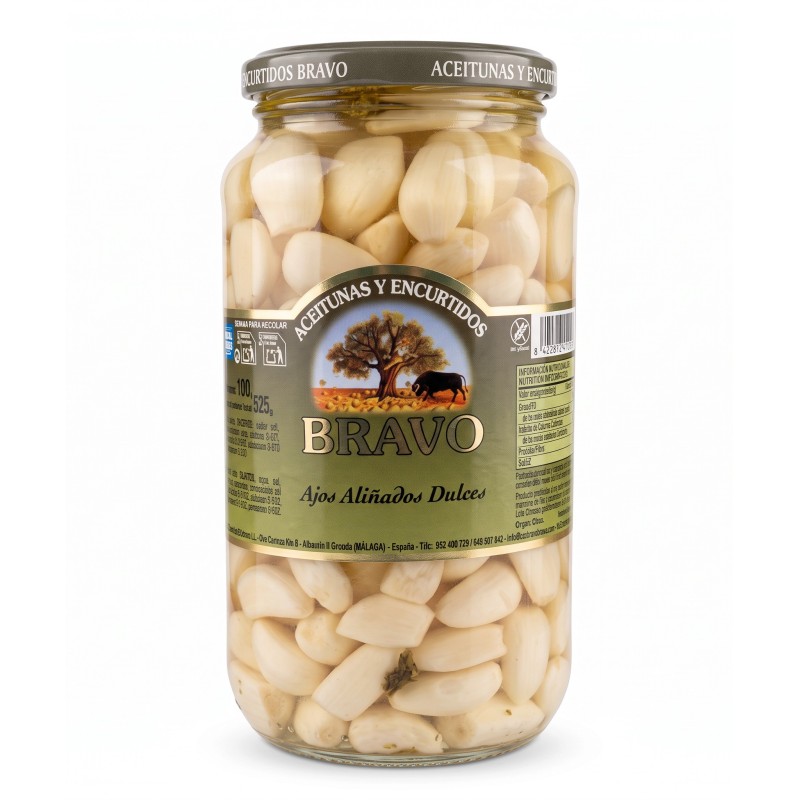 Cesnak v sladkom náleve 525g Cesnak v sladkom náleve 525g