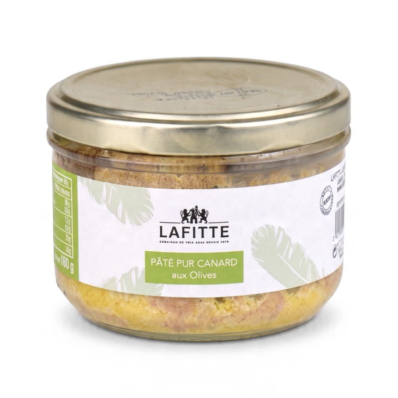 Lafitte Kačacia paštéta s olivami 180g Lafitte Kačacia paštéta s olivami 180g