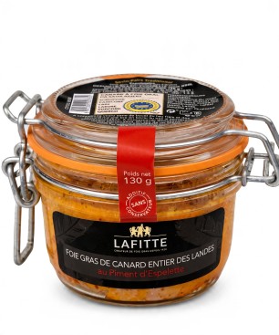 Lafitte Kačacia Foie Gras v celku s papričkami 130g