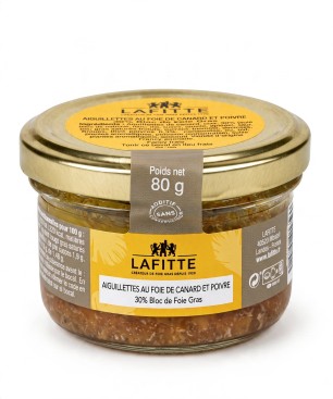 Lafitte Kačacie prúžky s 30% blok kačacieho foie gras s korením 80g