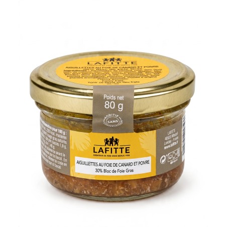 Lafitte Kačacie prúžky s 30% blok kačacieho foie gras s korením 80g