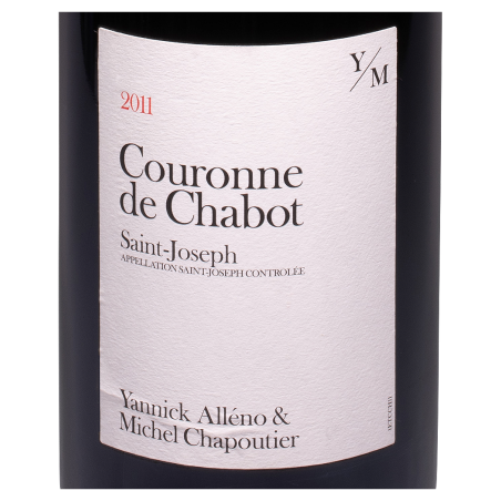 Alléno & Chapoutier, Couronne de Chabot Rouge, AOC Saint-Joseph  2011 0,75L