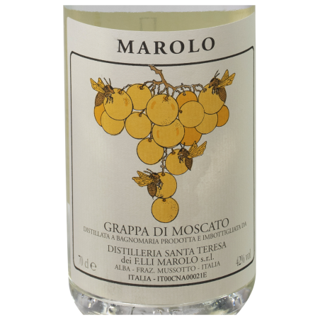 Marolo, Grappa di Moscato