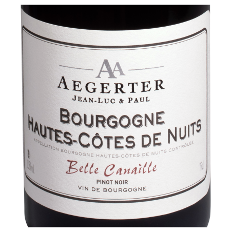 Aegerter, Bourgogne Hautes-Côtes de Nuits "Belle Canaille", AOC Bourgogne 2017