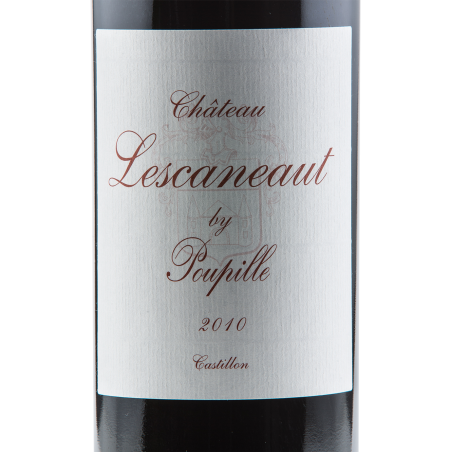 Château de Lescaneaut, AOC Castillon Côtes de Bordeaux 2010
