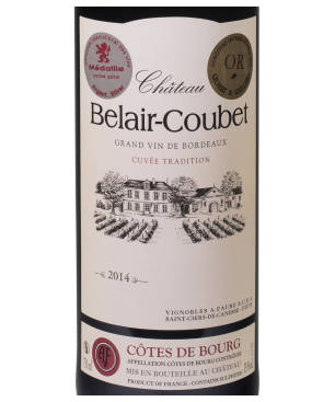 Château Belair Coubet, AOC Côtes de Bourg 2014