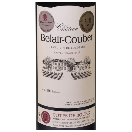 Château Belair Coubet, AOC Côtes de Bourg 2014