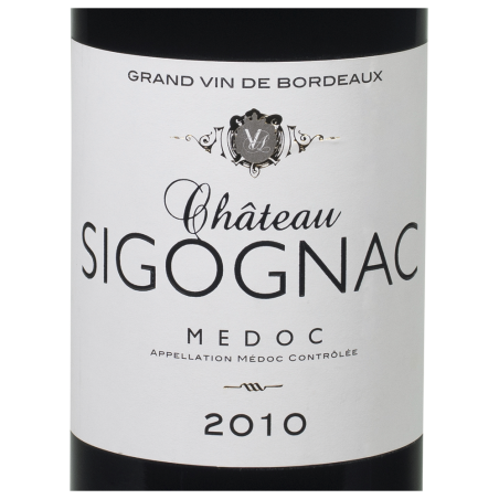 Château Sigognac, AOC Médoc, Cru Bourgeois 2010