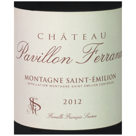 Château Pavillon Ferrand, AOC Montagne St. Emilion 2012